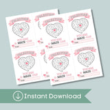 Maze - Classroom Valentine's Day Cards - Printable Instant Download - The Note House